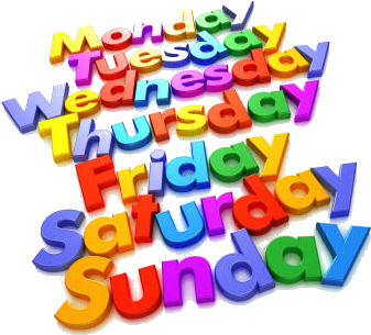 I Have To Get Back Onto The Proverbial Horse And Ride - Days Of The Week - Free Transparent PNG Clipart Images Download. - Horse Transparent PNG Free Download