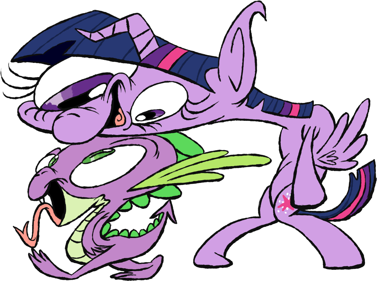 Clip Art Pink Purple Fictional Character Clip Art Cartoon - Cartoon - Free Transparent PNG Clipart Images Download. - Horse Transparent PNG Free Download
