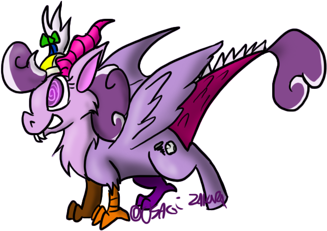 Pink Purple Fictional Character Cartoon Horse Like - Dragon - Free Transparent PNG Clipart Images Download. - Horse Transparent PNG Free Download
