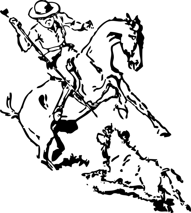 Download These Cool Wallpapers For Your Desktop, Iphone, - Man Hunting Animal Drawing - Free Transparent PNG Clipart Images Download. - Horse Transparent PNG Free Download