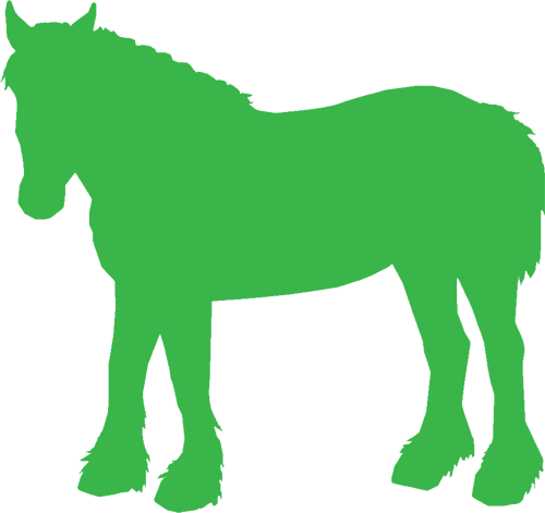 Clydesdale Clipart Transparent - Green Horse Clipart - Free Transparent PNG Clipart Images Download. - Horse Transparent PNG Free Download
