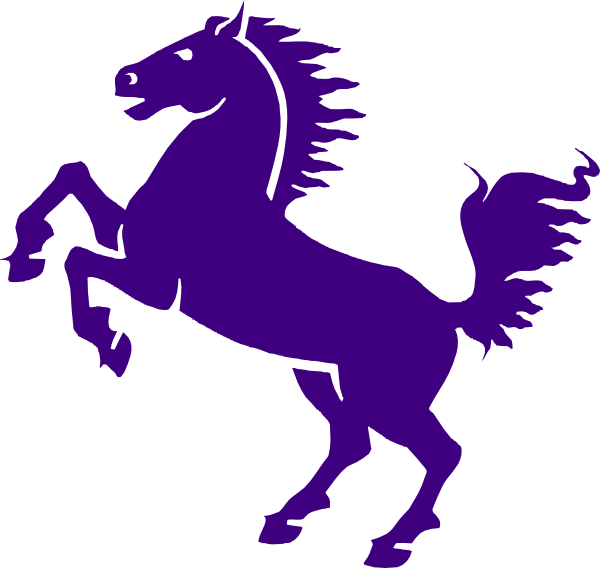 Purple Mustang Clip Art - Purple Horse Clipart - Free Transparent PNG Clipart Images Download. - Horse Transparent PNG Free Download