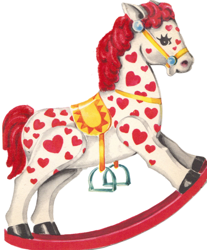 Vintage Rocking Horse Clipart - Vintage Rocking Horse Clipart - Free Transparent PNG Clipart Images Download. - Horse Transparent PNG Free Download