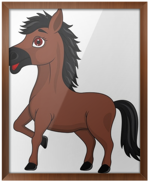 Gerahmtes Poster Brown Pferd Cartoon • Pixers® - Horse - Free Transparent PNG Clipart Images Download. - Horse Transparent PNG Free Download