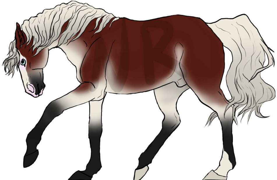First Drawing On My New Tablet Horse Oc By The November - Drawing - Free Transparent PNG Clipart Images Download. - Horse Transparent PNG Free Download