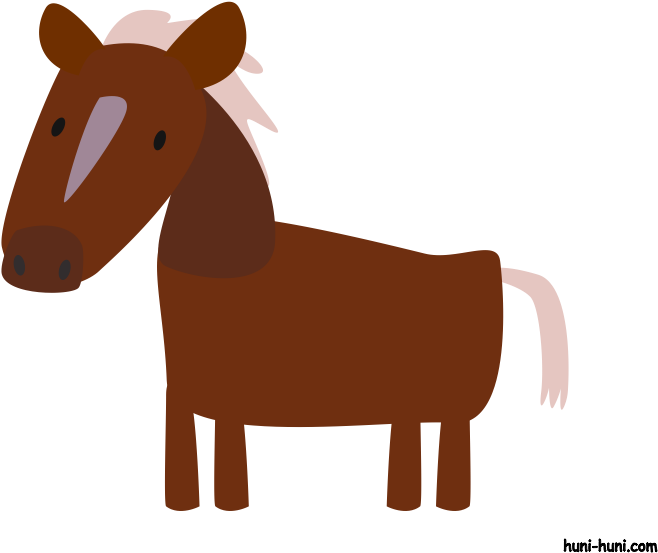 Huni Huni Flashcard Kabayo Horse Colored2 - Kabayo Clipart - Free Transparent PNG Clipart Images Download. - Horse Transparent PNG Free Download