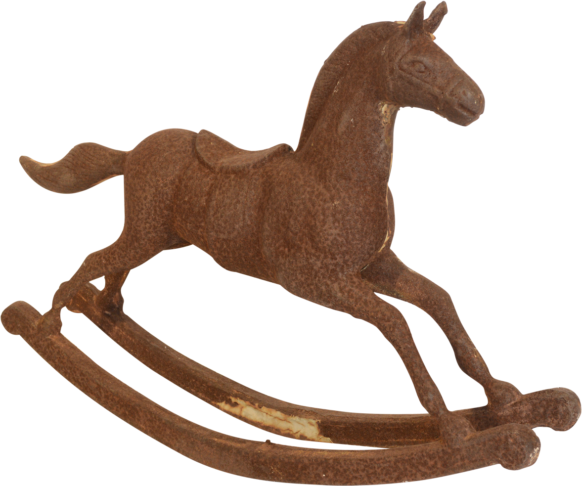 Viyet - Designer Furniture - Accessories - Antique - Vintage Cast Iron Rocking Horse - Free Transparent PNG Clipart Images Download. - Horse Transparent PNG Free Download