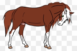 Chestnut Male Horse By Adqwweeree - Male Horse Deviantart - Free Transparent PNG Clipart Images Download. - Horse Transparent PNG Free Download