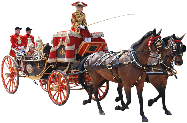Coach, Gentlemanly, Horses, Team, Attraction - Французские Аристократы В Карете - Free Transparent PNG Clipart Images Download. - Horse Transparent PNG Free Download