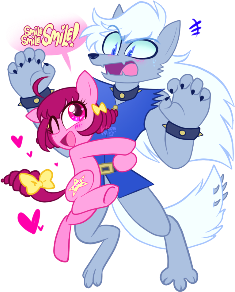 Oh No Cartoon Horses And A Dawg By Katelynntheg - Smile Pretty Cure Wolfrun - Free Transparent PNG Clipart Images Download. - Horse Transparent PNG Free Download