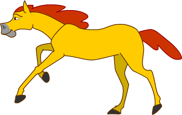 Horse Run Cycle Gif By Zaxlin - Cartoon Running Horse Gif - Free Transparent PNG Clipart Images Download. - Horse Transparent PNG Free Download