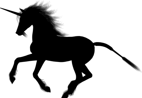 Unicorn, Fantasy, Animal, Equine, Horse - Unicorn Crest Png Black And White - Free Transparent PNG Clipart Images Download. - Horse Transparent PNG Free Download