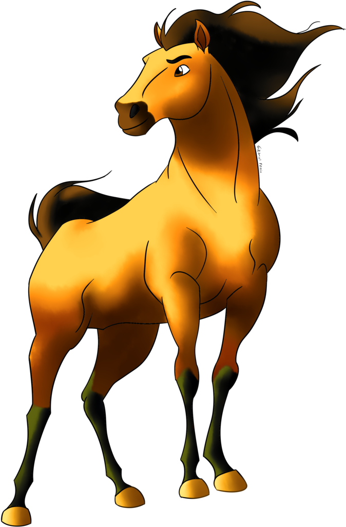 Spirit Stallion Of The Cimarron By Gabrielfenix-d9dzxgn - Spirit The Horse - Free Transparent PNG Clipart Images Download. - Horse Transparent PNG Free Download