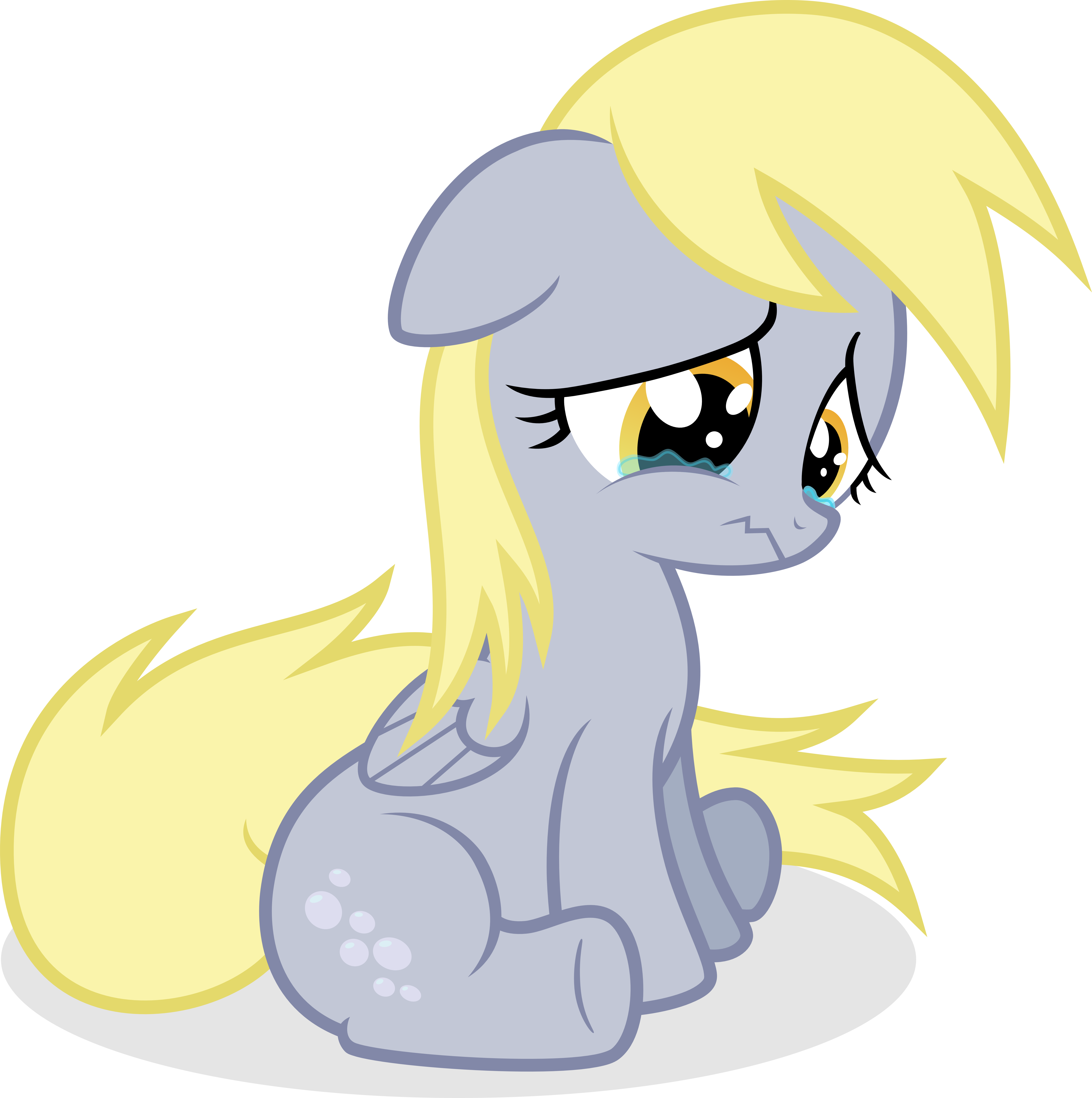 Derpy Hooves Rarity Pinkie Pie Rainbow Dash Black Cartoon - Sad Derpy Hooves - Free Transparent PNG Clipart Images Download. - Horse Transparent PNG Free Download