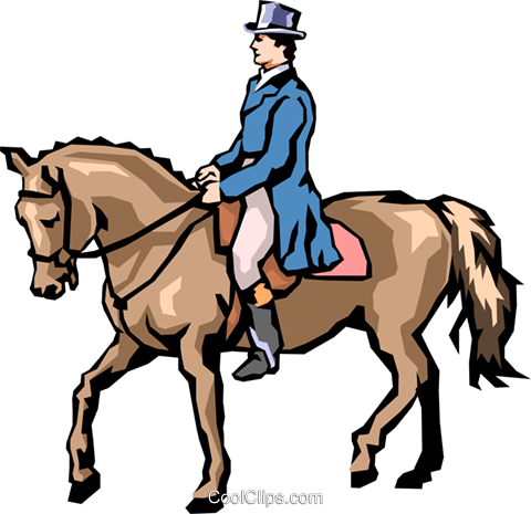 Man On Horseback Royalty Free Vector Clip Art Illustration - Soldier On A Horse Clipart - Free Transparent PNG Clipart Images Download. - Horse Transparent PNG Free Download