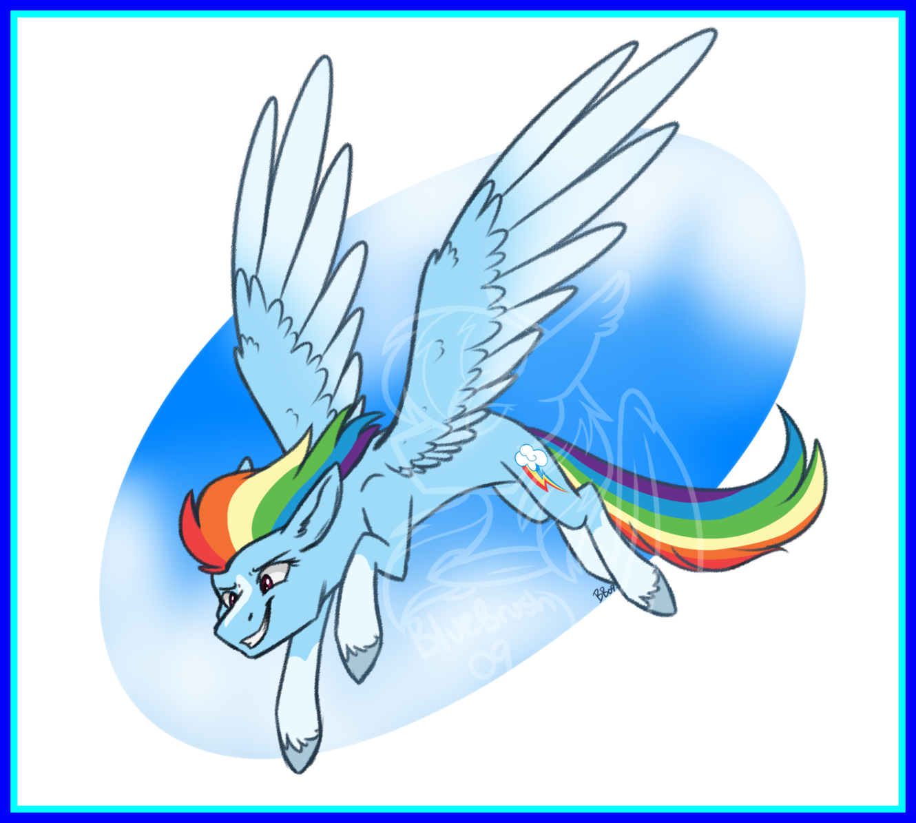Best Have A Rainbow Horse Tumblr Picture Of Blue Teddy - Cartoon - Free Transparent PNG Clipart Images Download. - Horse Transparent PNG Free Download