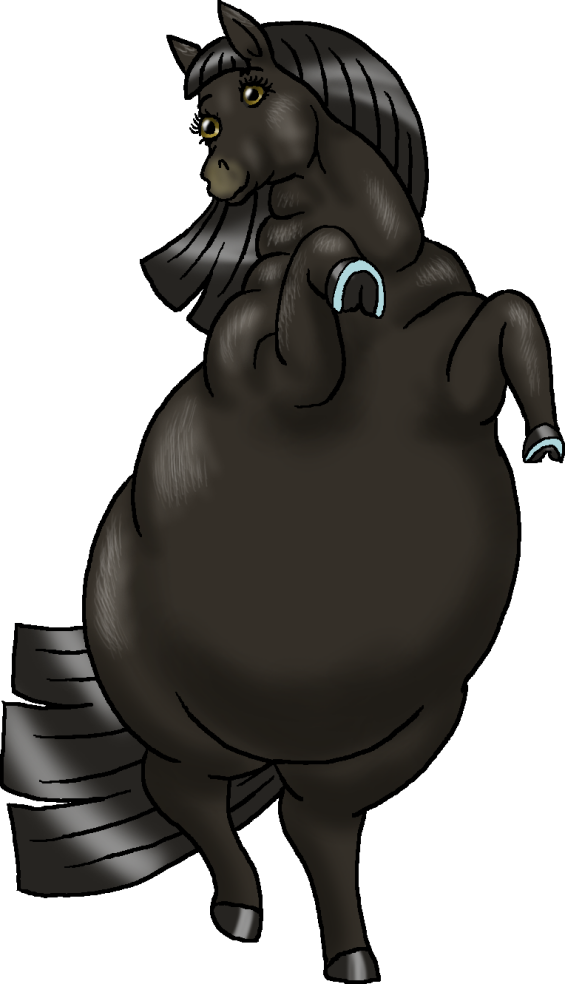 Black Horse By Soobel - Drawings Of Black Horses - Free Transparent PNG Clipart Images Download. - Horse Transparent PNG Free Download