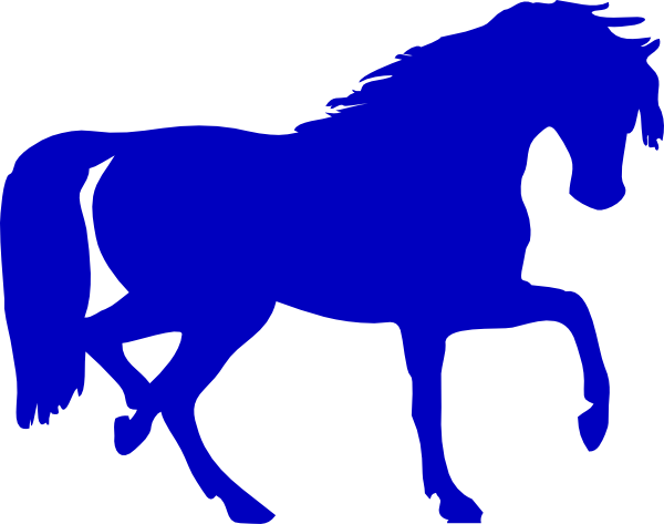 28 Collection Of Blue Horse Clipart - Horse Silhouette Clip Art - Free Transparent PNG Clipart Images Download. - Horse Transparent PNG Free Download