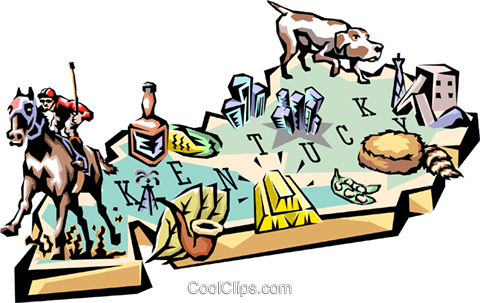 Kentucky Vignette Map Royalty Free Vector Clip Art - Horse Racing Clip Art - Free Transparent PNG Clipart Images Download. - Horse Transparent PNG Free Download