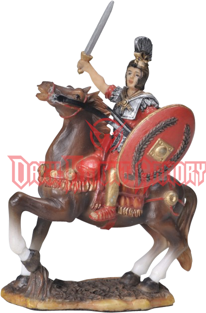 Roman Soldier On Horse Statue - Roman Soldier On Horse - Free Transparent PNG Clipart Images Download. - Horse Transparent PNG Free Download