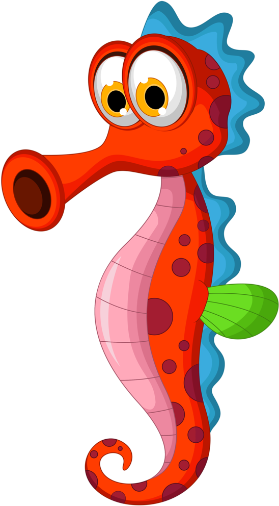 Ocean Creatures Clipart At Getdrawings - Sea Horse Cartoon Transparent PNG - 515x800 - Free Download on - Horse Transparent PNG Free Download