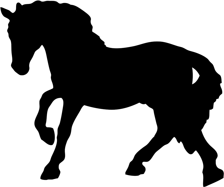 Western Pleasure Horse Clip Art - Silhouette Horse - Free Transparent PNG Clipart Images Download. - Horse Transparent PNG Free Download