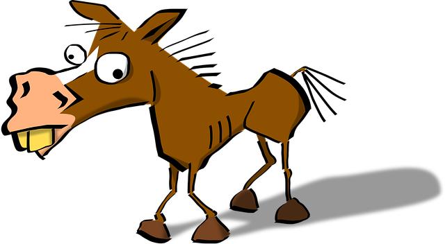 Cartoon Comic Crazy Horse Mad Crazy Crazy - Skinny Cartoon Horse - Free Transparent PNG Clipart Images Download. - Horse Transparent PNG Free Download