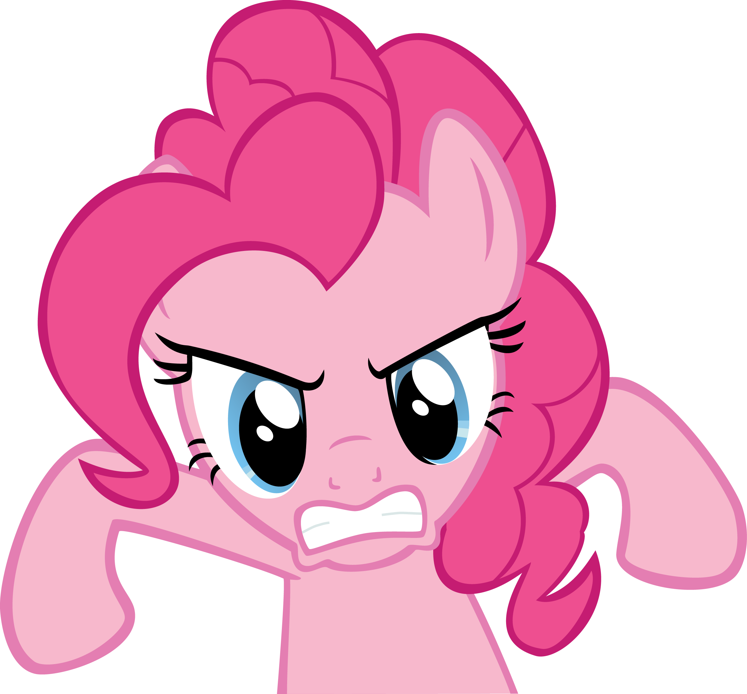 Pinkie Pie Littlebigplanet 3 Pony Hair Pink Face Red - My Little Pony Pinkie Pie Mad Transparent PNG - 2552x2370 - Free Download on - Horse Transparent PNG Free Download