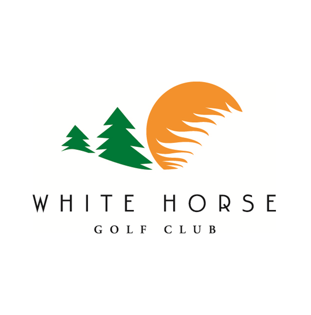 Round White Horse Logo - White Horse Golf Club Transparent PNG - 1288x1307 - Free Download on - Horse Transparent PNG Free Download