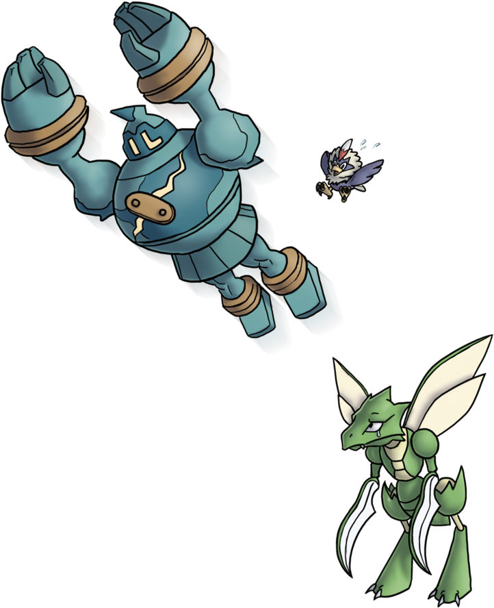 Pokemon Black & White Pokémon Red And Blue Vertebrate - Scyther Can T Fly - Free Transparent PNG Clipart Images Download. - Horse Transparent PNG Free Download