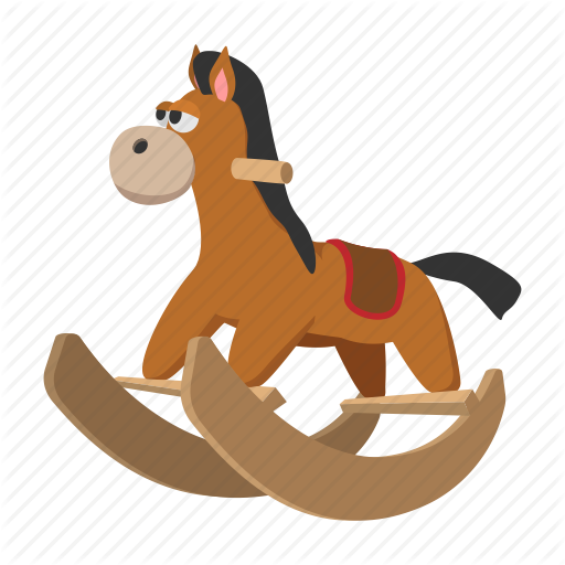 Cartoon Baby Horse - Caballo De Juguete Animado - Free Transparent PNG Clipart Images Download. - Horse Transparent PNG Free Download