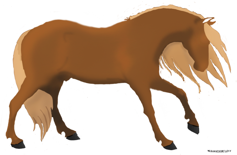Minimalist Horse By Megawackorileyx - Mustang Horse - Free Transparent PNG Clipart Images Download. - Horse Transparent PNG Free Download