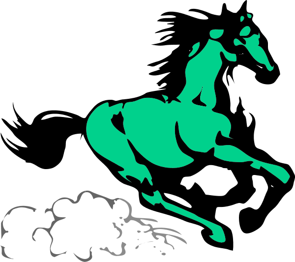Running Horse Clipart Vector Clip Art - Running Stallion Shower Curtain - Free Transparent PNG Clipart Images Download. - Horse Transparent PNG Free Download