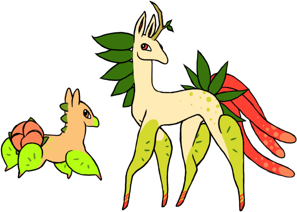 Grass Horse Fakemon By Cerasly - Horse Fakemon - Free Transparent PNG Clipart Images Download. - Horse Transparent PNG Free Download