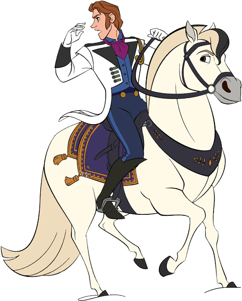 Hans Hans And His Horse - Frozen Hans On His Horse - Free Transparent PNG Clipart Images Download. - Horse Transparent PNG Free Download