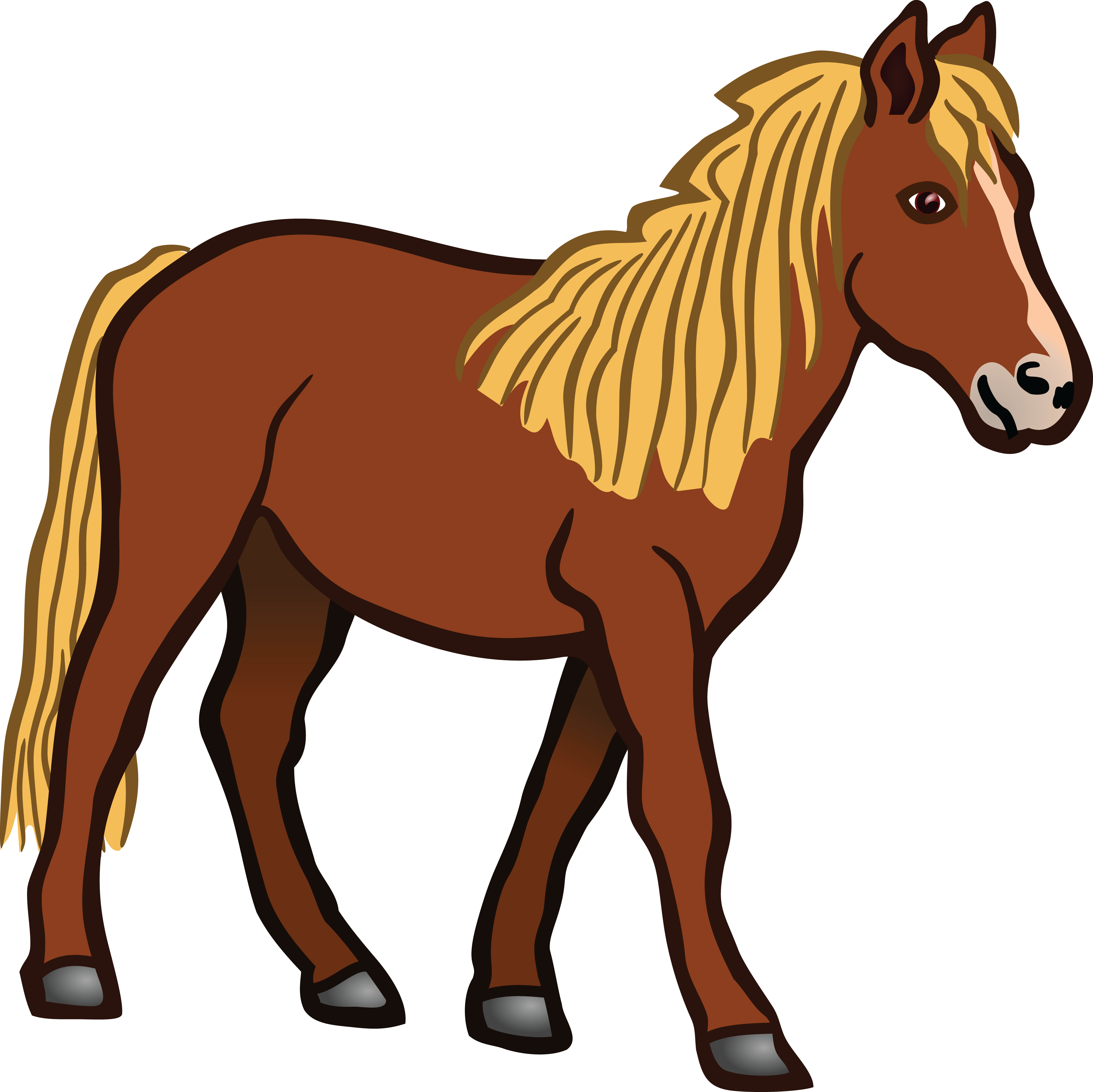 Free Clipart Of A Horse - Horse Clipart Png - Free Transparent PNG Clipart Images Download. - Horse Transparent PNG Free Download