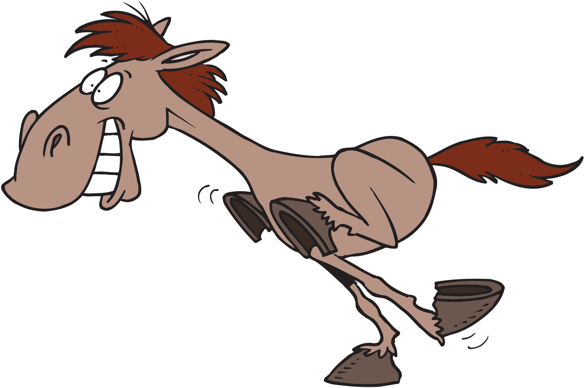 High Horse Cartoon - Horse Running Clip Art Funny - Free Transparent PNG Clipart Images Download. - Horse Transparent PNG Free Download
