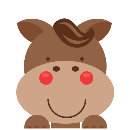 Peeking Horse Svg Scrapbook Cut File Cute Clipart Files - Dni Tygodnia Piątek Dla Dzieci - Free Transparent PNG Clipart Images Download. - Horse Transparent PNG Free Download