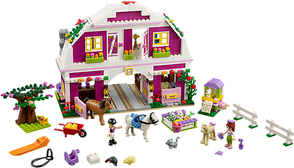 Lego Friends 3186 Emma S Horse Trailer Co Uk - Lego Friends Sunshine Ranch - Free Transparent PNG Clipart Images Download. - Horse Transparent PNG Free Download