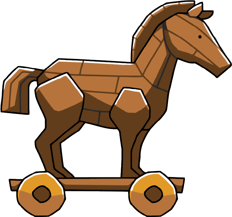 Trojan Horse Clipart Trojan War Pencil And In Color - Trojan Horse Clipart - Free Transparent PNG Clipart Images Download. - Horse Transparent PNG Free Download