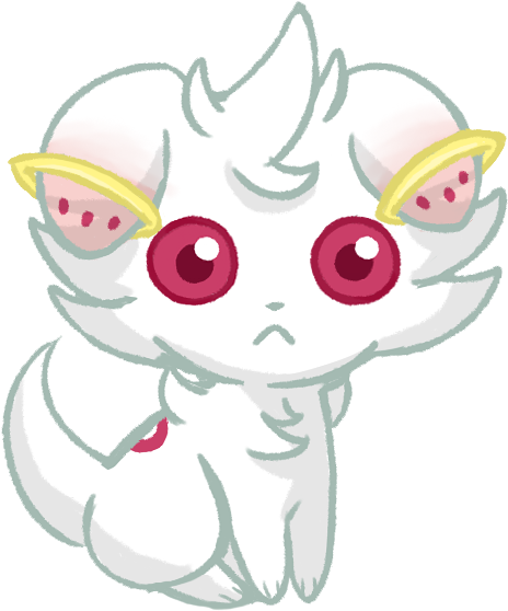 Kyubey Pink Flower White Mammal Cartoon Vertebrate - Kyubey Espurr Transparent PNG - 466x570 - Free Download on - Horse Transparent PNG Free Download