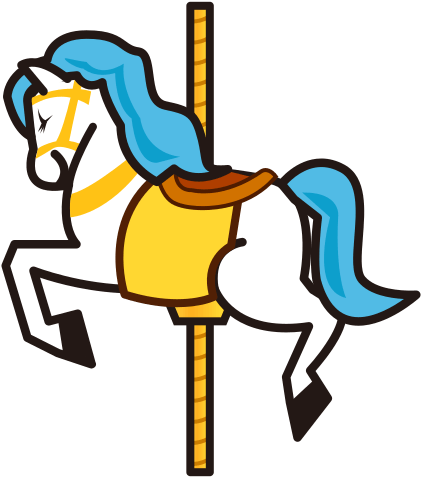 Banner Freeuse Download Carousel Horse Clipart - Carousel Emoji - Free Transparent PNG Clipart Images Download. - Horse Transparent PNG Free Download