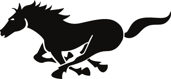 Clipart Transparent Enlarged Clip Art At Clker Com - Running Horse Silhouette Png - Free Transparent PNG Clipart Images Download. - Horse Transparent PNG Free Download
