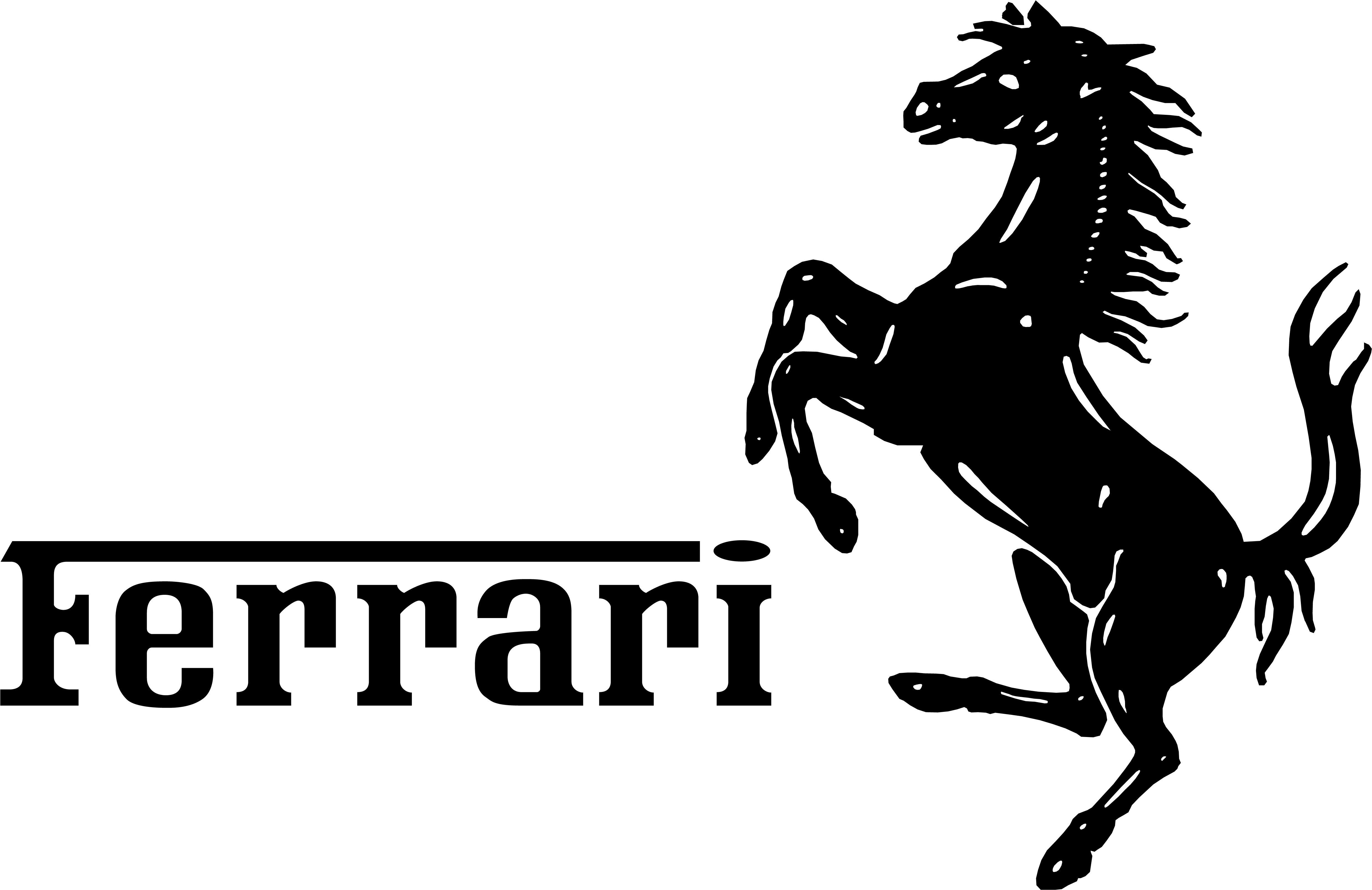 Ferrari Horse Png - Ferrari Horse Logo Png Transparent PNG - 4963x3231 - Free Download on - Horse Transparent PNG Free Download