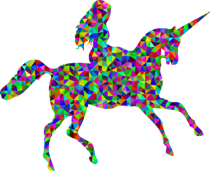 Unicorn Equestrian Horse Silhouette Fairy Tale - Riding Unicorn Png - Free Transparent PNG Clipart Images Download. - Horse Transparent PNG Free Download