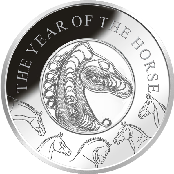 Fiji 2014 1$ Year Of The Horse Filigree Proof Silver - Somalia Elefant 2018 Silber Transparent PNG - 600x600 - Free Download on - Horse Transparent PNG Free Download