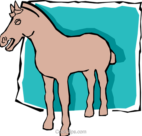 Horse Royalty Free Vector Clip Art Illustration - Horse Royalty Free Vector Clip Art Illustration - Free Transparent PNG Clipart Images Download. - Horse Transparent PNG Free Download