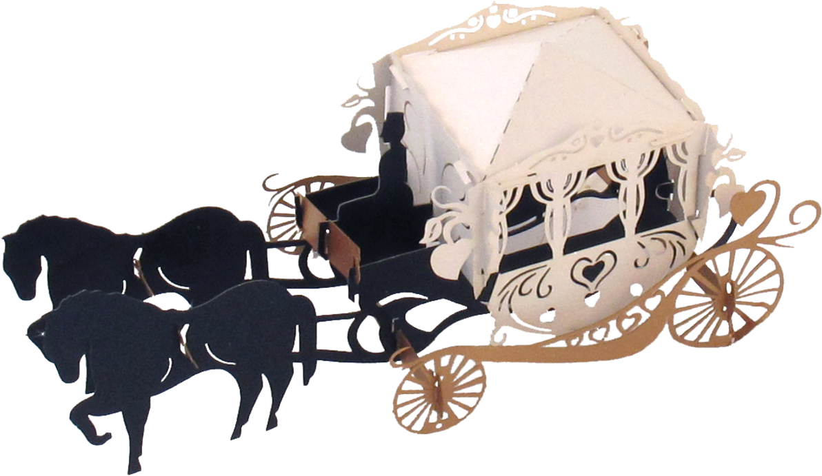 Horse Drawn Carriage - Horse Drawn Carriage Popup Card Transparent PNG - 1280x720 - Free Download on - Horse Transparent PNG Free Download