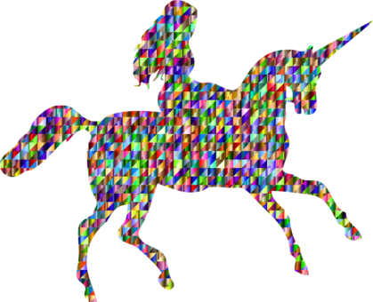 Unicorn Equestrian Horse Silhouette Drawing - Unicorn Equestrian Horse Silhouette Drawing - Free Transparent PNG Clipart Images Download. - Horse Transparent PNG Free Download