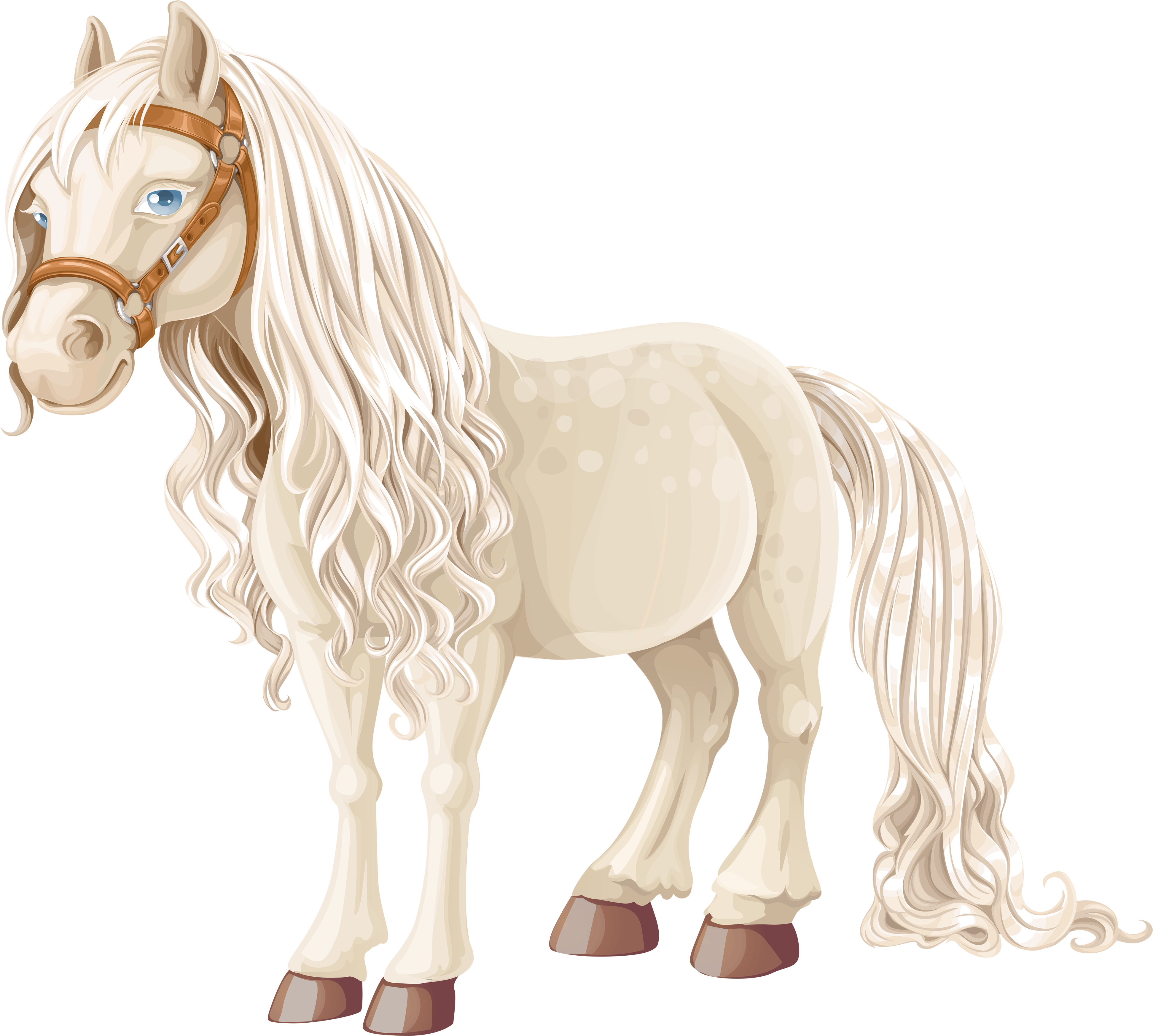 Beautiful Horse Cartoon Png Clipart Image - Beautiful Horse Cartoon Transparent PNG - 4000x3553 - Free Download on - Horse Transparent PNG Free Download